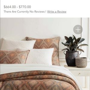 Pine Cone Hill King size duvet cover and shams